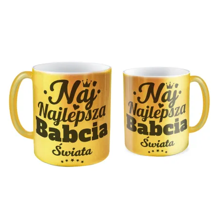 Kubek złoty dla BABCI Naj najlepsza